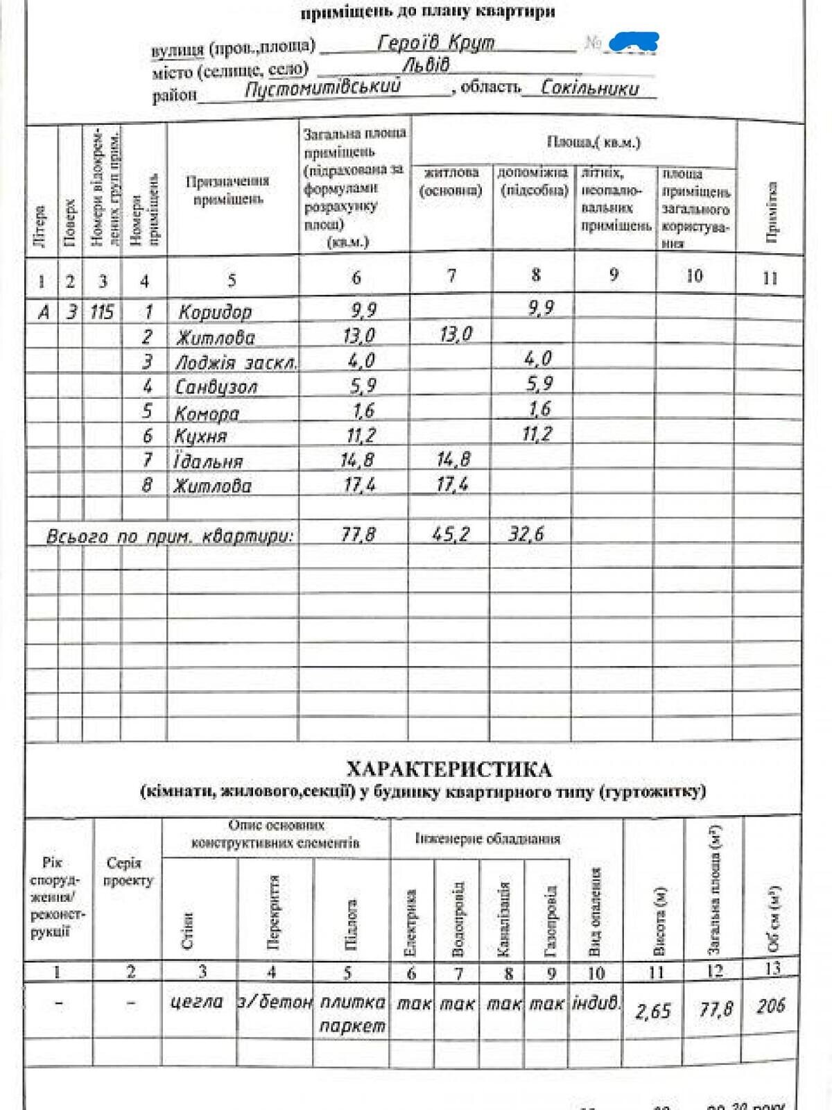 Продажа трехкомнатной квартиры в Сокольниках, на ул. Героев Крут 4А, район Новый Львов фото 1