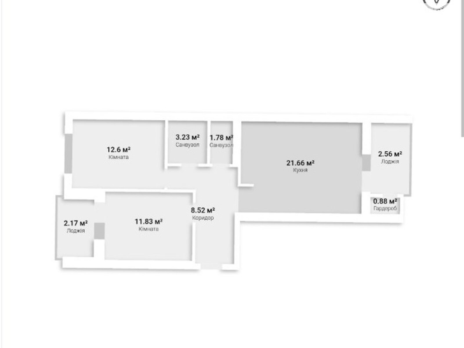 Продажа двухкомнатной квартиры в Солонке, на ул. Роксоланы, фото 1