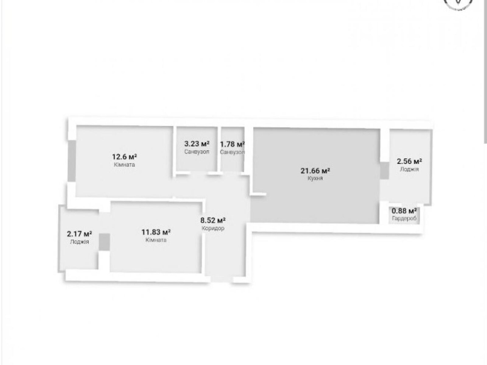 Продажа двухкомнатной квартиры в Солонке, на ул. Роксоланы, фото 1