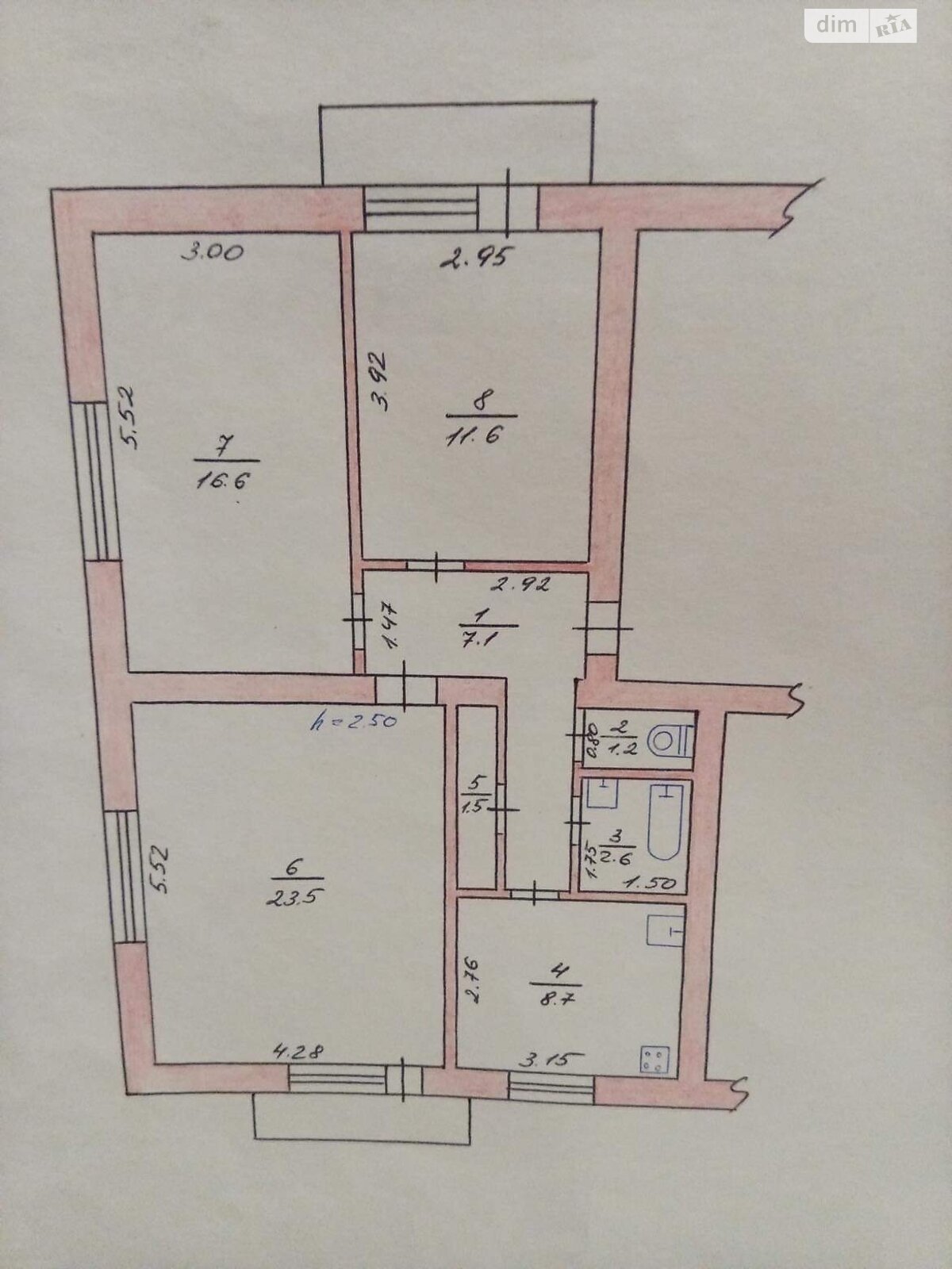 Продаж трикімнатної квартири в Старокостянтинові, на вул. Острозького 26/1, район Старокостянтинів фото 1