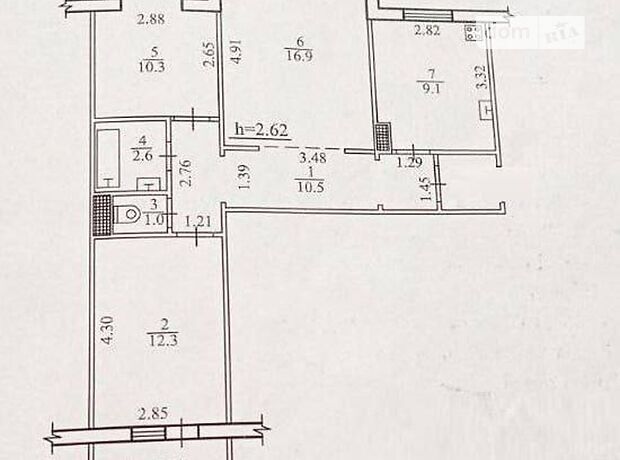 Продаж трикімнатної квартири в Сумах, на вул. Іллінська 12, район Ковпаковський фото 1 Продаж трикімнатної квартири в Сумах, на вул. Іллінська 12, район Ковпаковський фото 1