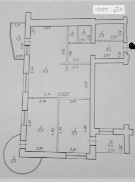 Продаж трикімнатної квартири в Сумах на вул. Новомістенська район Ковпаковський фото 1 Продаж трикімнатної квартири в Сумах на вул. Новомістенська район Ковпаковський фото 1