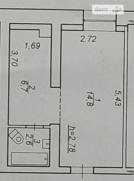 Продажа однокомнатной квартиры в Сумах, на пл. Привокзальная 35, район Ковпаковский фото 1 Продажа однокомнатной квартиры в Сумах, на пл. Привокзальная 35, район Ковпаковский фото 1