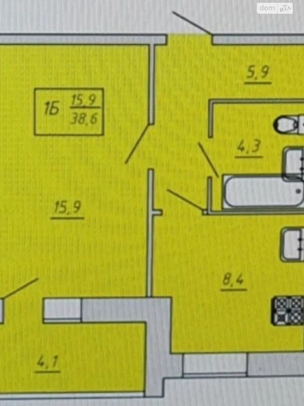 Продаж однокімнатної квартири в Сумах, на вул. Київська, район Курський фото 1