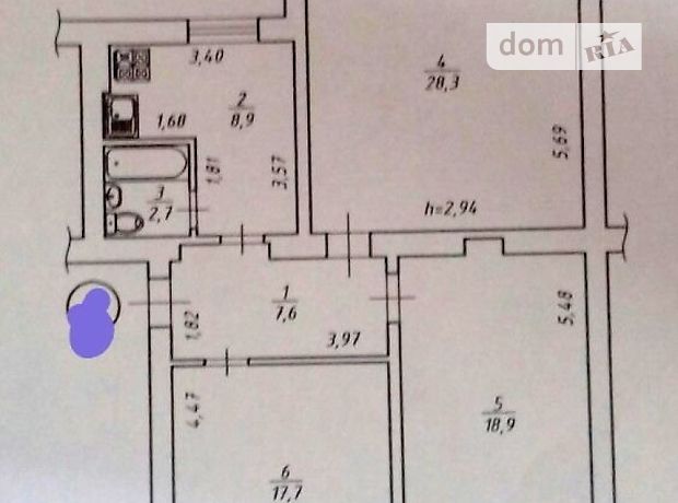 Продажа трехкомнатной квартиры в Сумах, на ул. Петропавловская фото 1 Продажа трехкомнатной квартиры в Сумах, на ул. Петропавловская фото 1