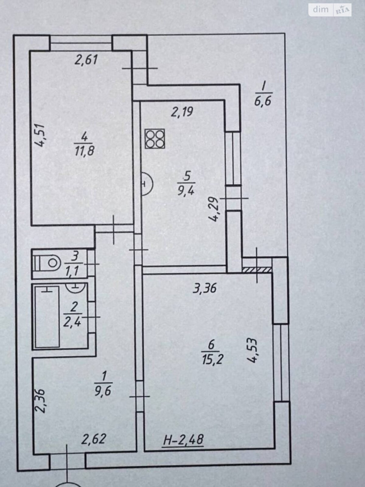 Продажа двухкомнатной квартиры в Сумах, на ул. Харьковская 39, район Заречный фото 1