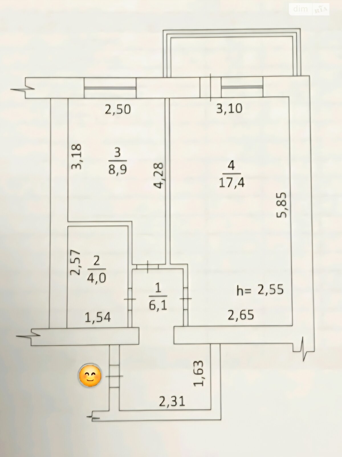 Продажа однокомнатной квартиры в Сумах, на ул. Николая Сумцова 5А, район Заречный фото 1