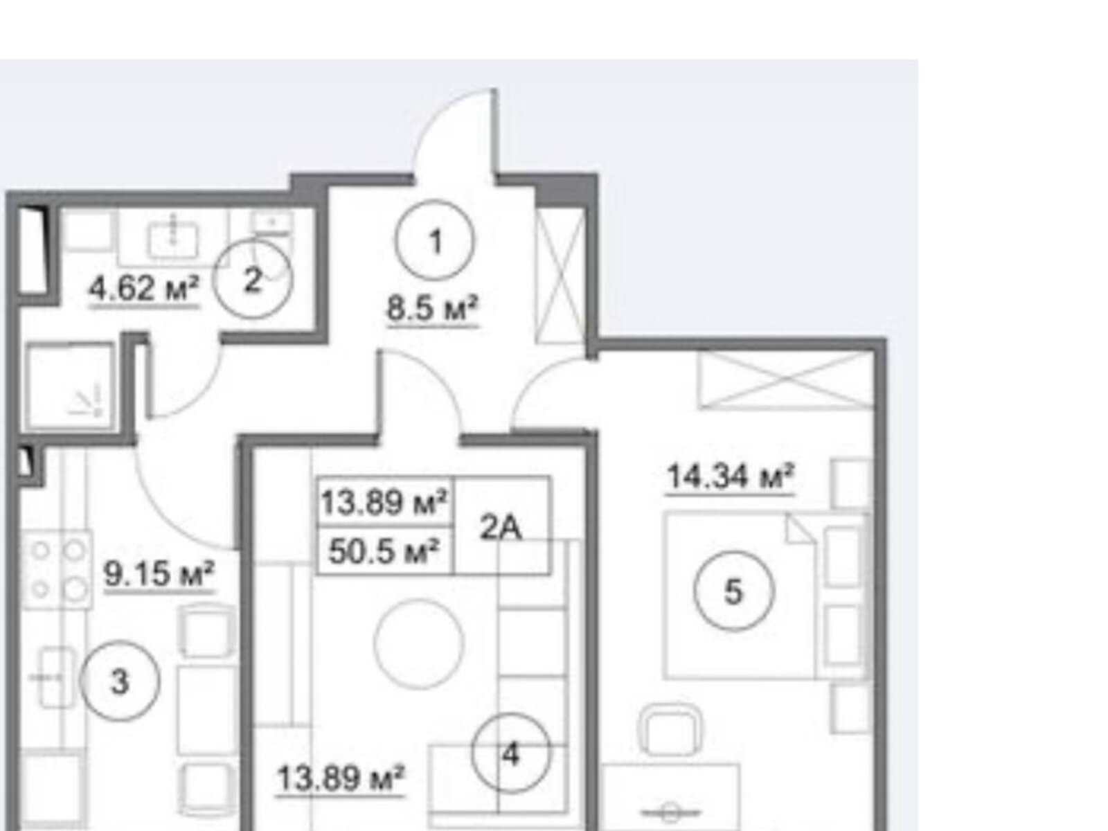 Продажа двухкомнатной квартиры в Святопетровское, на ул. Окружная 8, фото 1