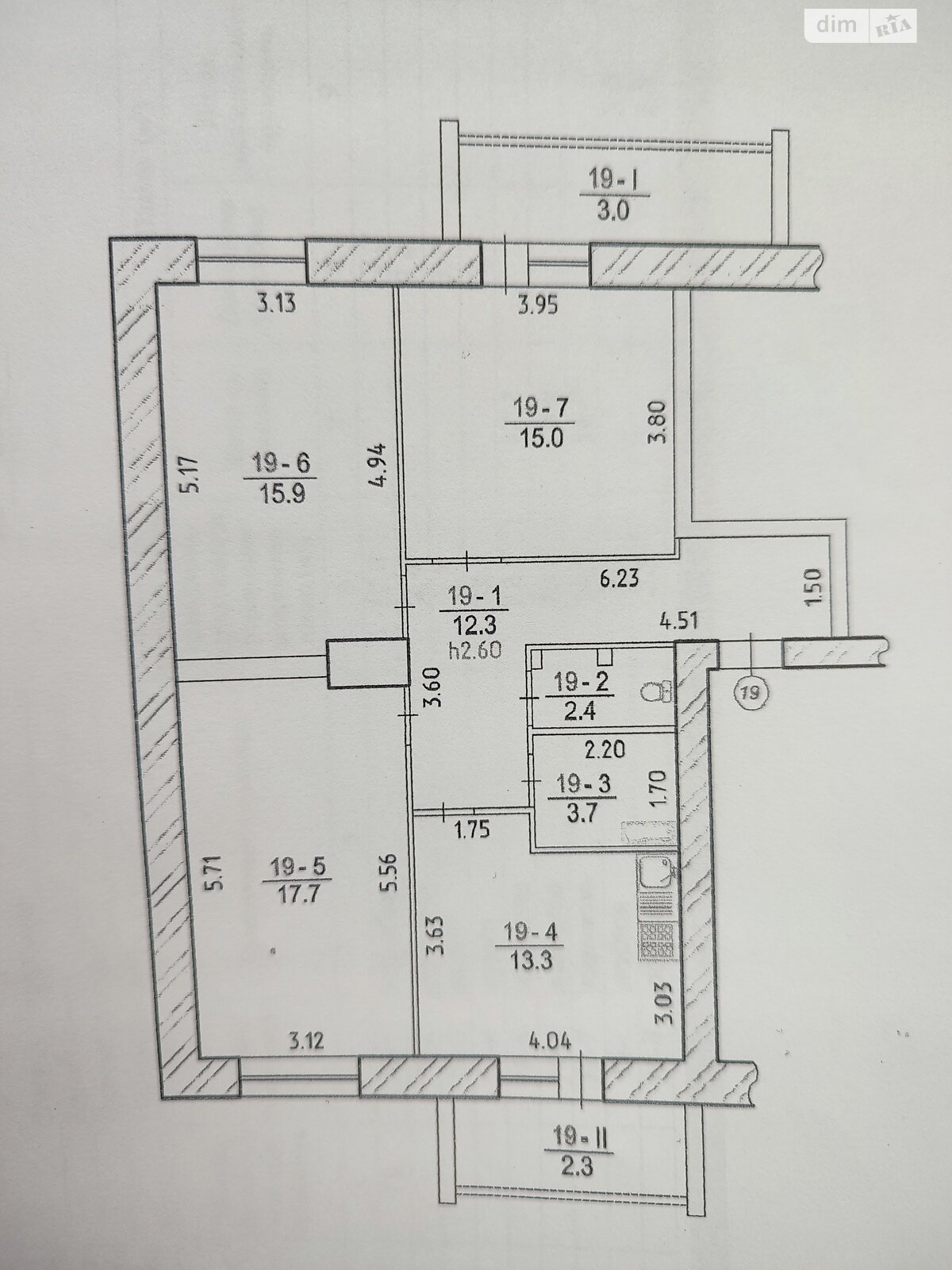 Продажа трехкомнатной квартиры в Теребовле, на ул. Сечевых Стрельцов, фото 1