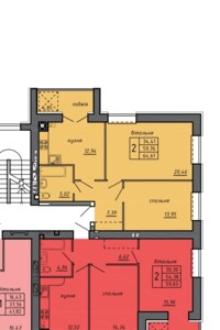 Продажа двухкомнатной квартиры в Тернополе, на ул. 15-го Апреля, район Аляска фото 2