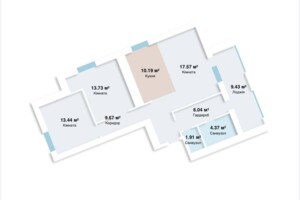 Продаж трикімнатної квартири в Тернополі, на вул. Микулинецька, район Авторинок фото 2