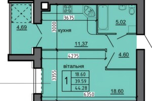 Продажа однокомнатной квартиры в Тернополе, на ул. 15-го Апреля, район Бам фото 2