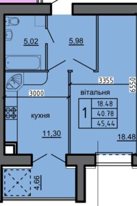 Продажа однокомнатной квартиры в Тернополе, на ул. 15-го Апреля, район Бам фото 2