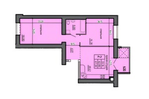 Продажа двухкомнатной квартиры в Тернополе, на ул. 15-го Апреля, район Бам фото 2