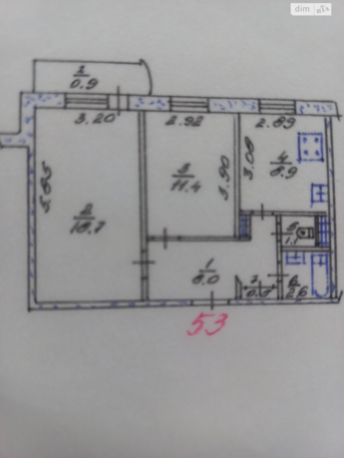 Продажа двухкомнатной квартиры в Тернополе, на ул. Симоненко Василия 4, кв. 53, район Бам фото 1