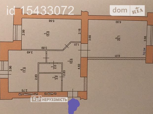 Продажа двухкомнатной квартиры в Тернополе, на ул. Киевская район Бам фото 1 Продажа двухкомнатной квартиры в Тернополе, на ул. Киевская район Бам фото 1