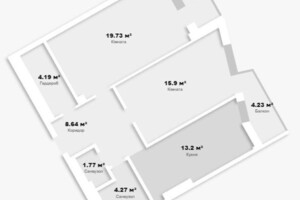 Продаж двокімнатної квартири в Тернополі, на пров. Тарнавського Мирона Генерала, район Бам фото 2