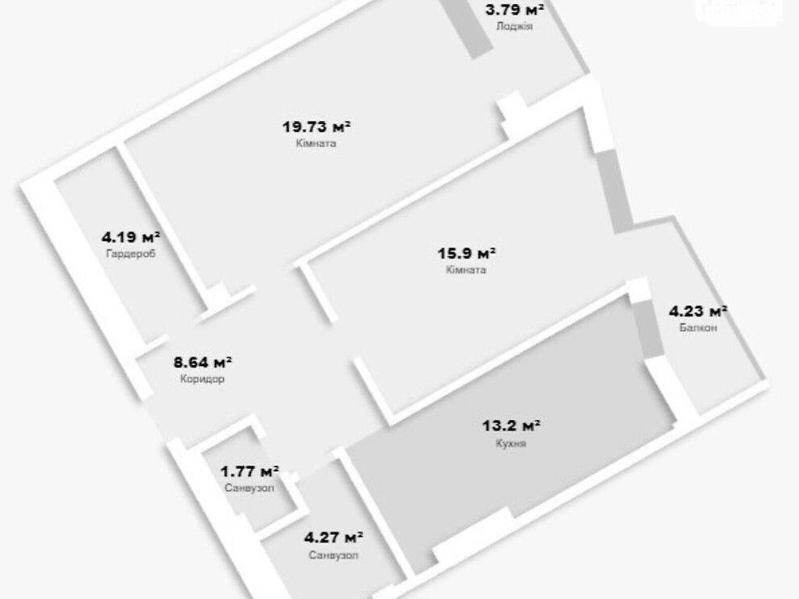 Продаж двокімнатної квартири в Тернополі, на пров. Тарнавського Мирона Генерала, район Бам фото 1