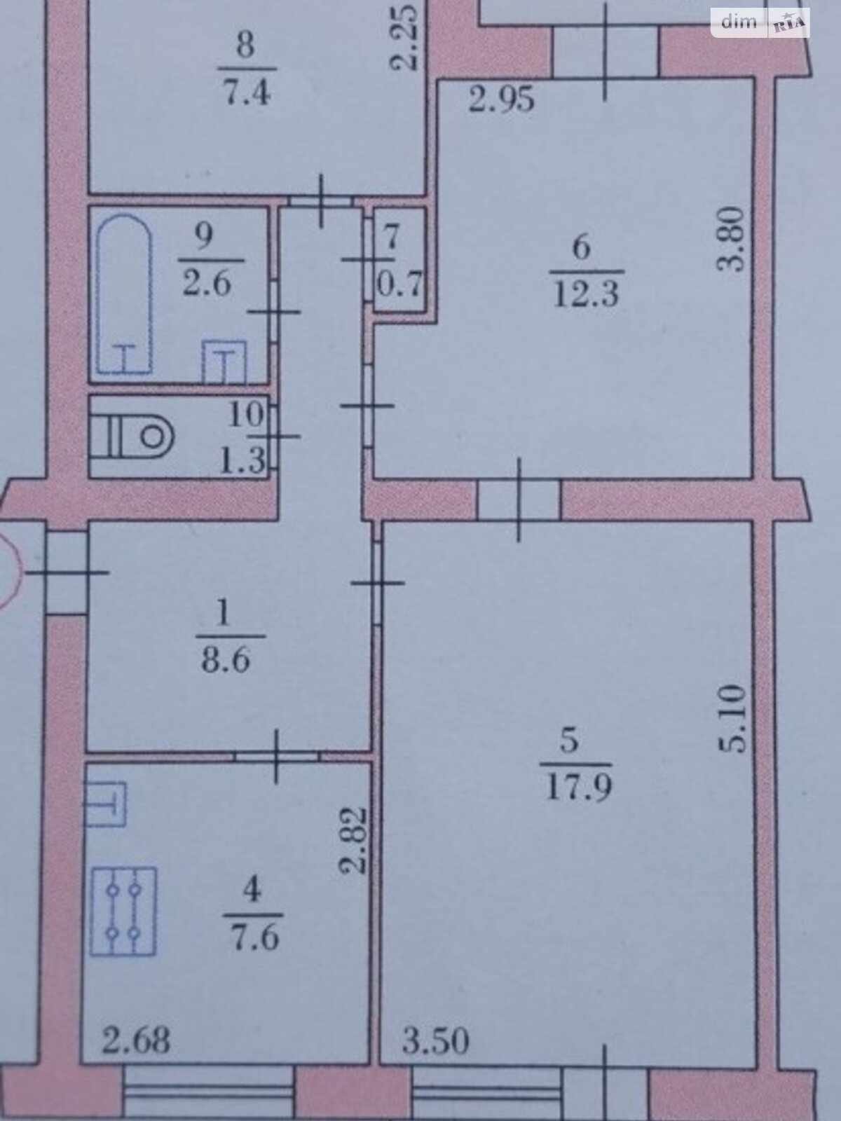 Продаж трикімнатної квартири в Тернополі, на просп. Злуки, район Бам фото 1