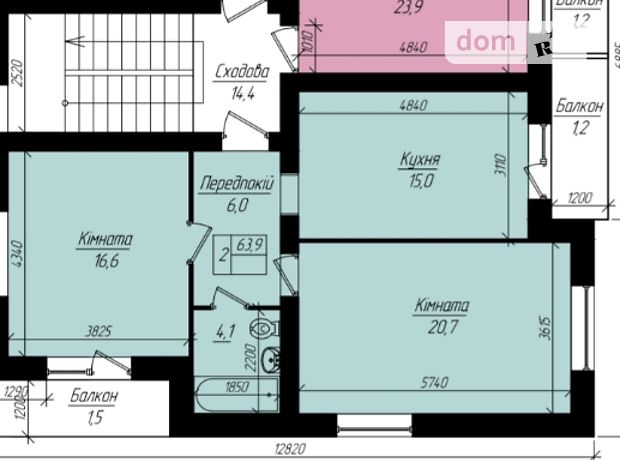 Продажа двухкомнатной квартиры в Тернополе, район Бам фото 1 Продажа двухкомнатной квартиры в Тернополе, район Бам фото 1