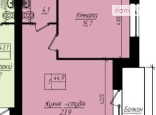 Продажа однокомнатной квартиры в Тернополе, район Бам фото 1 Продажа однокомнатной квартиры в Тернополе, район Бам фото 1