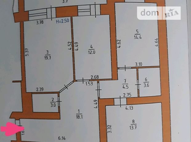 Продажа трехкомнатной квартиры в Тернополе, район Бам фото 1 Продажа трехкомнатной квартиры в Тернополе, район Бам фото 1