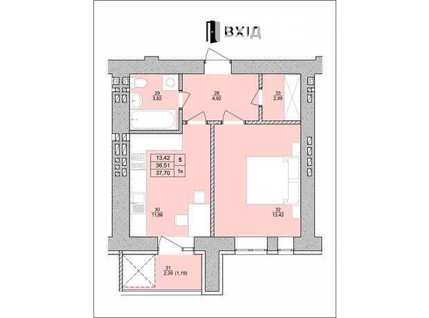 Продажа однокомнатной квартиры в Тернополе, на ул. Королева район Байковцы фото 1 Продажа однокомнатной квартиры в Тернополе, на ул. Королева район Байковцы фото 1