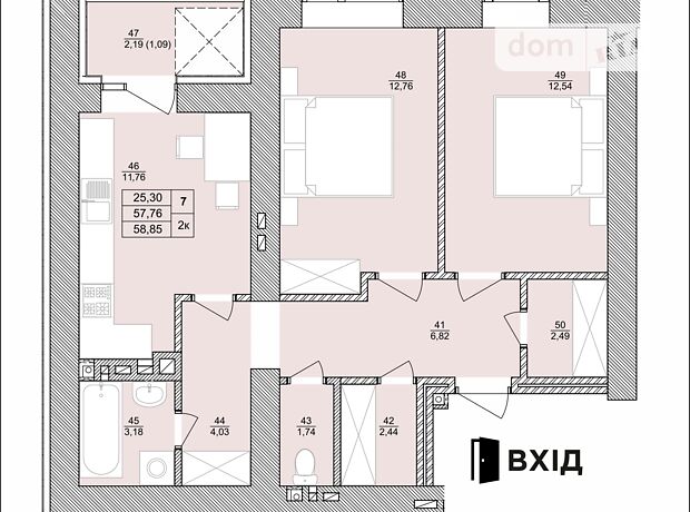 Продажа двухкомнатной квартиры в Тернополе, на ул. Королева район Байковцы фото 1 Продажа двухкомнатной квартиры в Тернополе, на ул. Королева район Байковцы фото 1