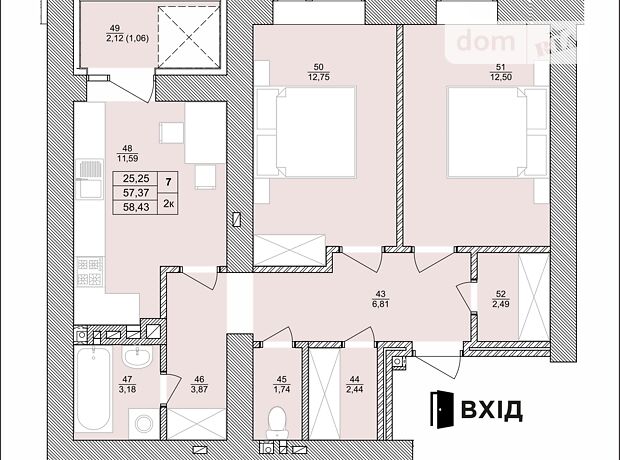Продажа двухкомнатной квартиры в Тернополе, на ул. Королева район Байковцы фото 1 Продажа двухкомнатной квартиры в Тернополе, на ул. Королева район Байковцы фото 1