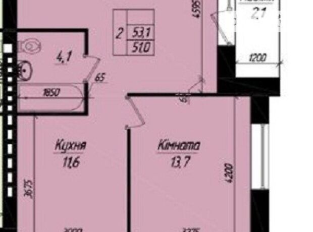 Продажа двухкомнатной квартиры в Тернополе, район Байковцы фото 1 Продажа двухкомнатной квартиры в Тернополе, район Байковцы фото 1