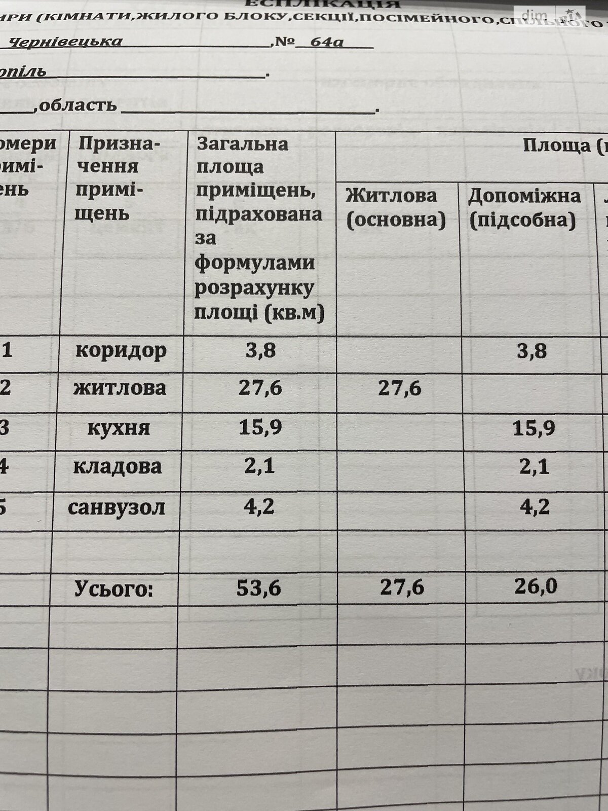 Продажа однокомнатной квартиры в Тернополе, на ул. Черновецкая 64А, фото 1 Продажа однокомнатной квартиры в Тернополе, на ул. Черновецкая 64А, фото 1