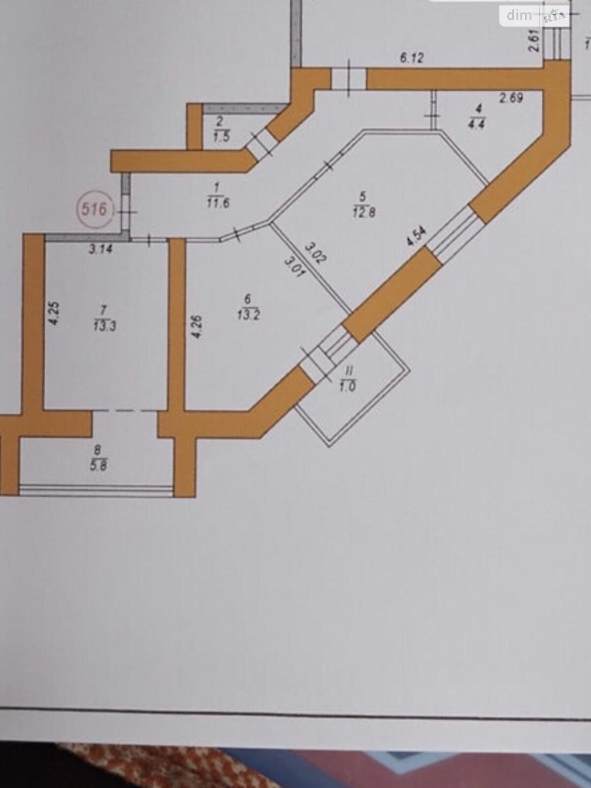 Продажа трехкомнатной квартиры в Тернополе, на ул. Будного Степана, район Дружба фото 1