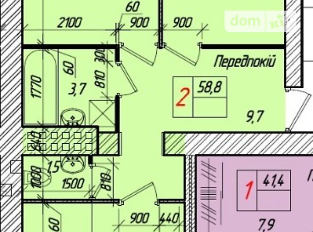 Продажа двухкомнатной квартиры в Тернополе, на ул. Глубокая Долина район Дружба фото 1 Продажа двухкомнатной квартиры в Тернополе, на ул. Глубокая Долина район Дружба фото 1