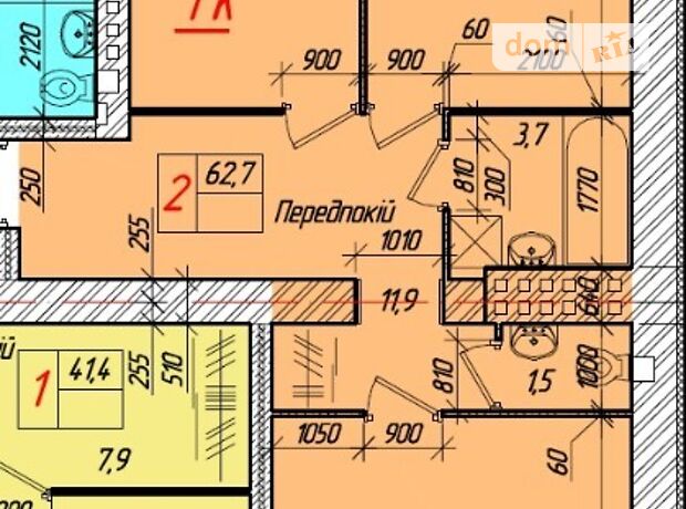 Продажа двухкомнатной квартиры в Тернополе, на ул. Глубокая Долина район Дружба фото 1 Продажа двухкомнатной квартиры в Тернополе, на ул. Глубокая Долина район Дружба фото 1