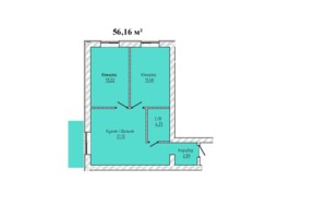 Продаж двокімнатної квартири в Тернополі, на вул. Карпенка, район Дружба фото 2