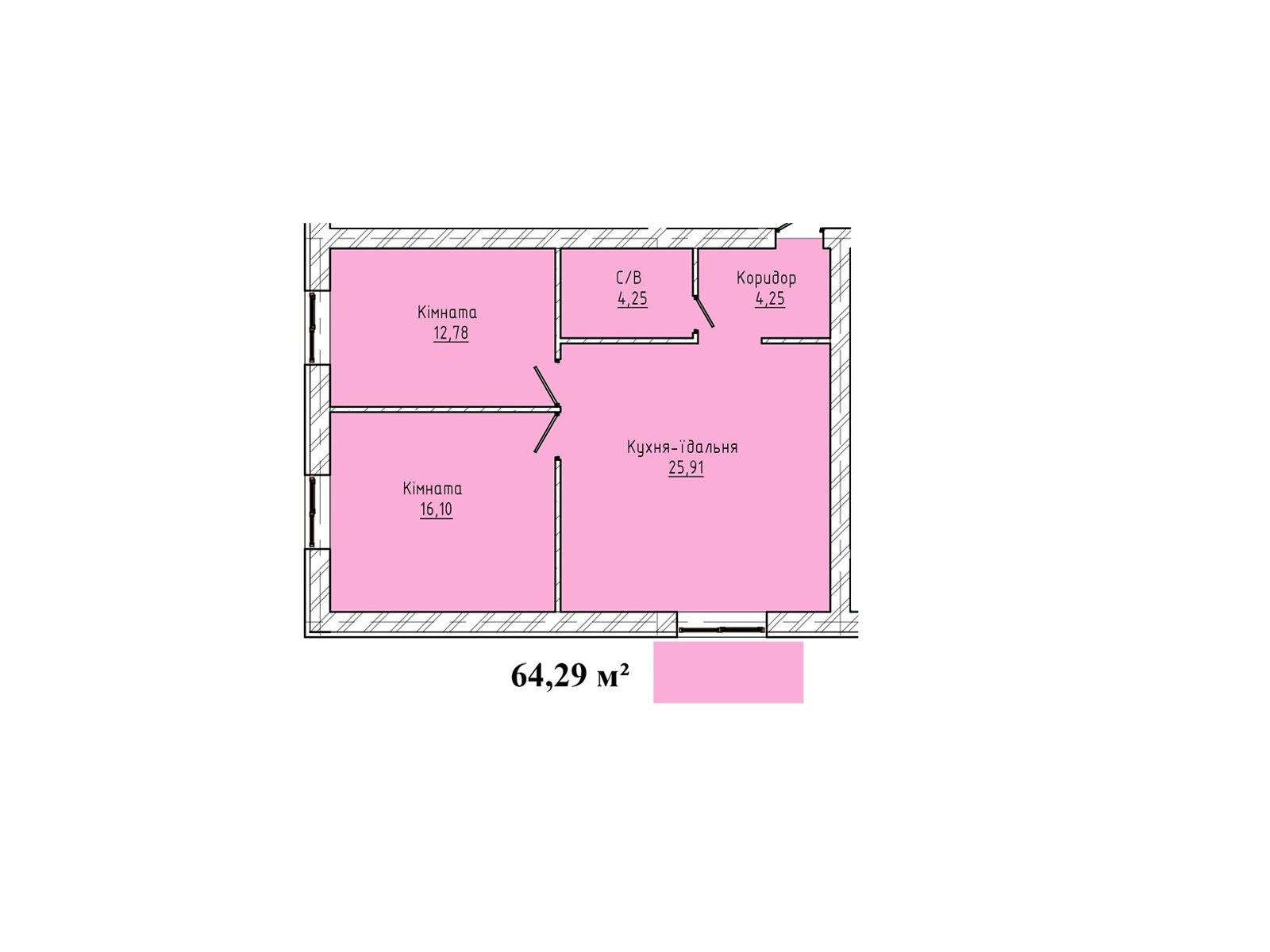 Продажа двухкомнатной квартиры в Тернополе, на ул. Карпенко, район Дружба фото 1 Продажа двухкомнатной квартиры в Тернополе, на ул. Карпенко, район Дружба фото 1