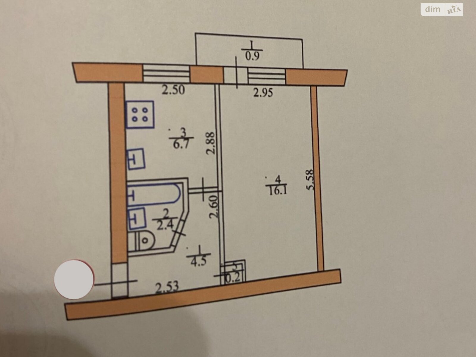 Продаж однокімнатної квартири в Тернополі, на вул. Мазепи Гетьмана, район Дружба фото 1