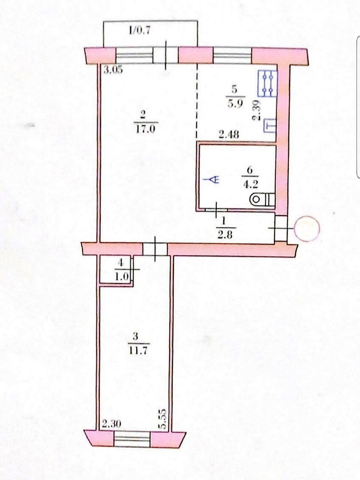 Продаж двокімнатної квартири в Тернополі, на вул. Миру, район Дружба фото 1