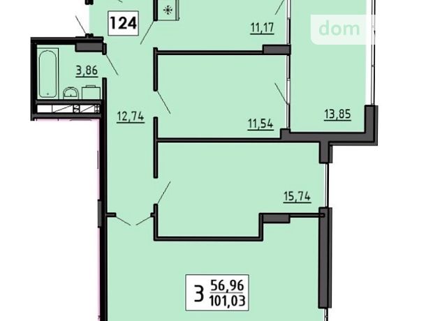 Продажа трехкомнатной квартиры в Тернополе, на ул. Мира район Дружба фото 1 Продажа трехкомнатной квартиры в Тернополе, на ул. Мира район Дружба фото 1