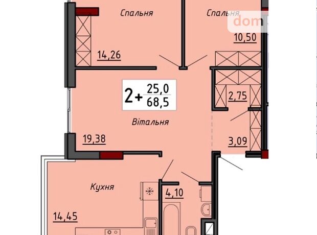 Продажа трехкомнатной квартиры в Тернополе, на ул. Мира район Дружба фото 1 Продажа трехкомнатной квартиры в Тернополе, на ул. Мира район Дружба фото 1
