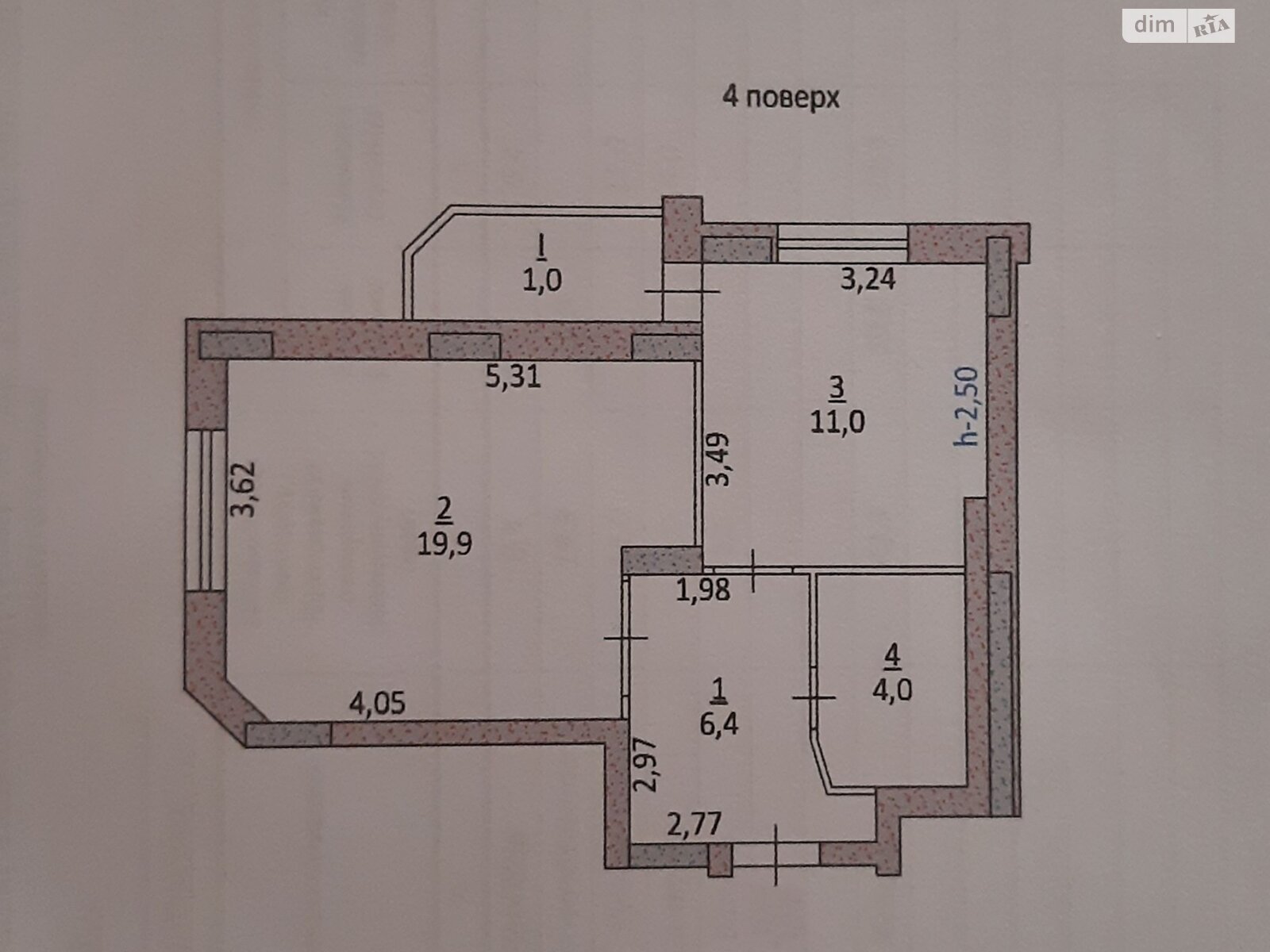 Продажа однокомнатной квартиры в Тернополе, на ул. Троллейбусная, район Дружба фото 1