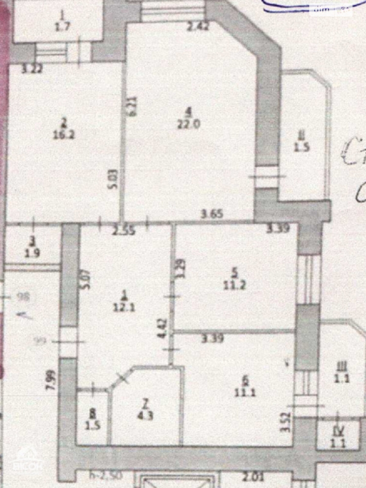 Продажа трехкомнатной квартиры в Тернополе, на ул. Троллейбусная 4В, кв. 104, район Дружба фото 1