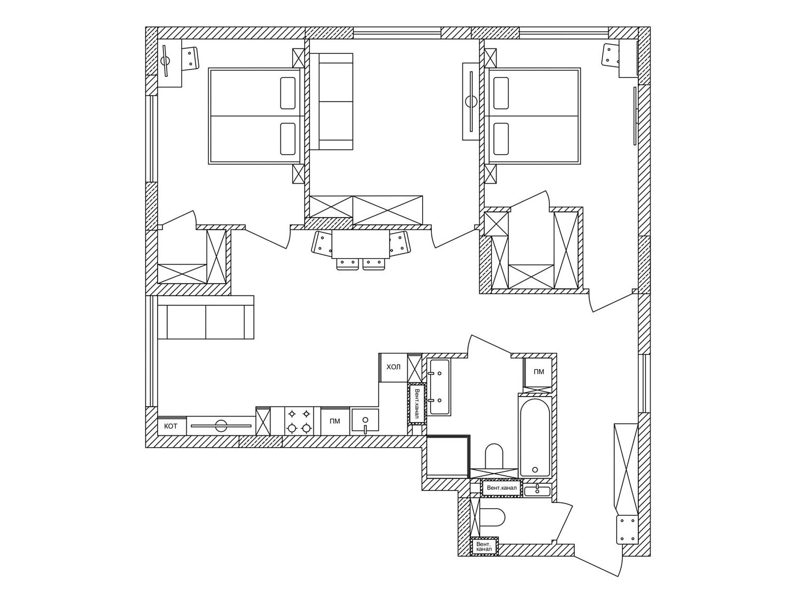 Продажа трехкомнатной квартиры в Тернополе, на ул. Троллейбусная 5, район Дружба фото 1