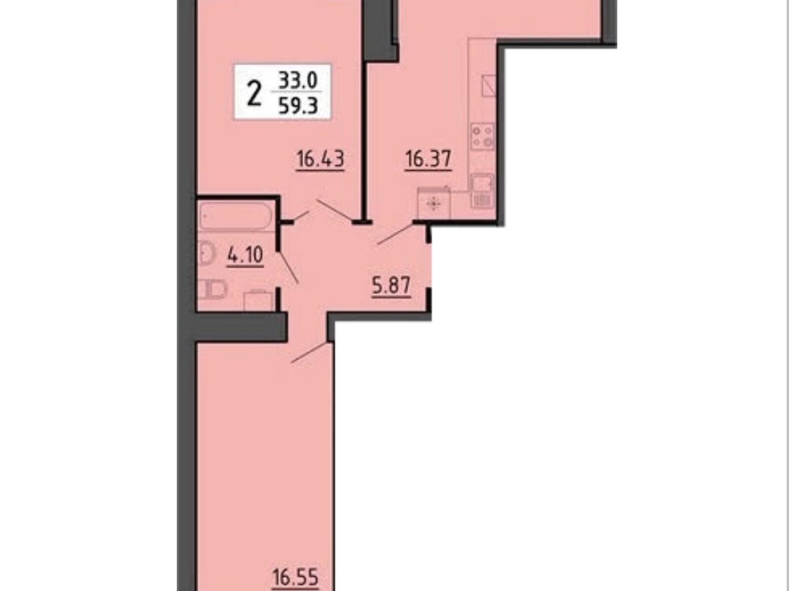 Продаж двокімнатної квартири в Тернополі, на вул. Енергетична 5, фото 1