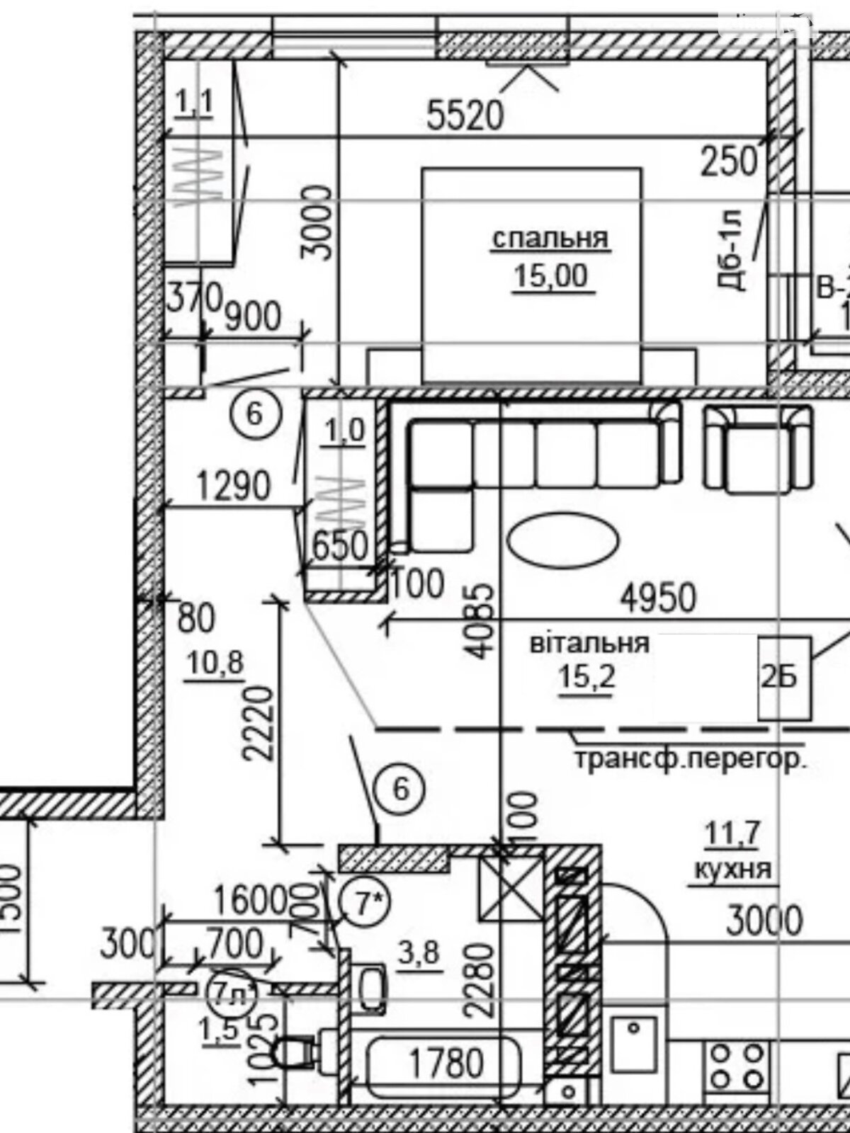 Продажа двухкомнатной квартиры в Тернополе, на ул. Микулинецкая, район Газопровод фото 1