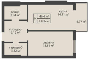 Продажа однокомнатной квартиры в Тернополе, на ул. Чубинского Павла, район Канада фото 2