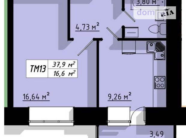 Продажа однокомнатной квартиры в Тернополе, на ул. Бенцаля 7, район Кутковцы фото 1 Продажа однокомнатной квартиры в Тернополе, на ул. Бенцаля 7, район Кутковцы фото 1