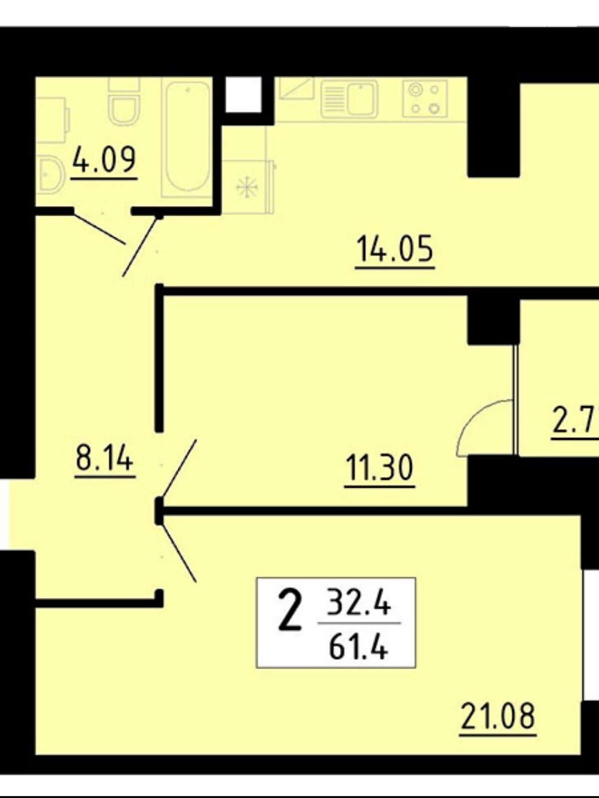 Продажа двухкомнатной квартиры в Тернополе, на ул. Академика Сергея Королева 7Б, район Микрорайон №6 фото 1 Продажа двухкомнатной квартиры в Тернополе, на ул. Академика Сергея Королева 7Б, район Микрорайон №6 фото 1