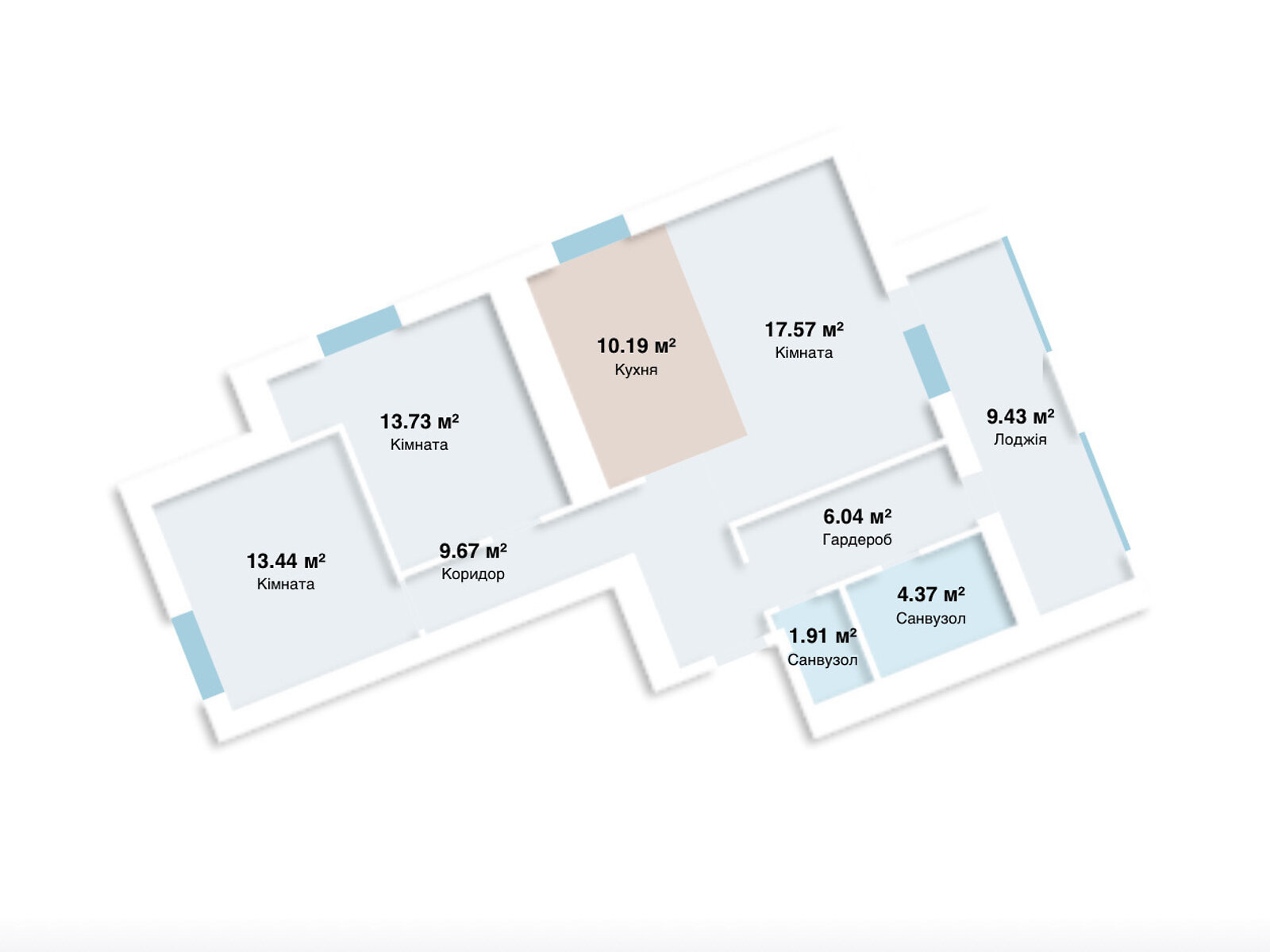 Продаж двокімнатної квартири в Тернополі, на вул. Микулинецька, кв. 10, фото 1 Продаж двокімнатної квартири в Тернополі, на вул. Микулинецька, кв. 10, фото 1