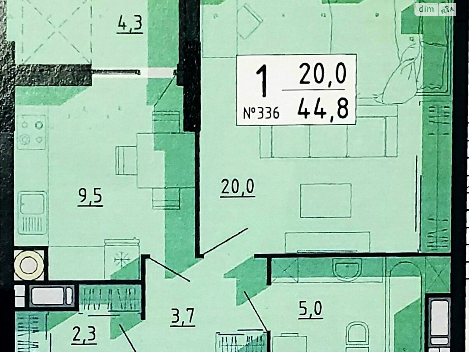 Продажа однокомнатной квартиры в Тернополе, на ул. Билецкая, район Новый свет фото 1 Продажа однокомнатной квартиры в Тернополе, на ул. Билецкая, район Новый свет фото 1